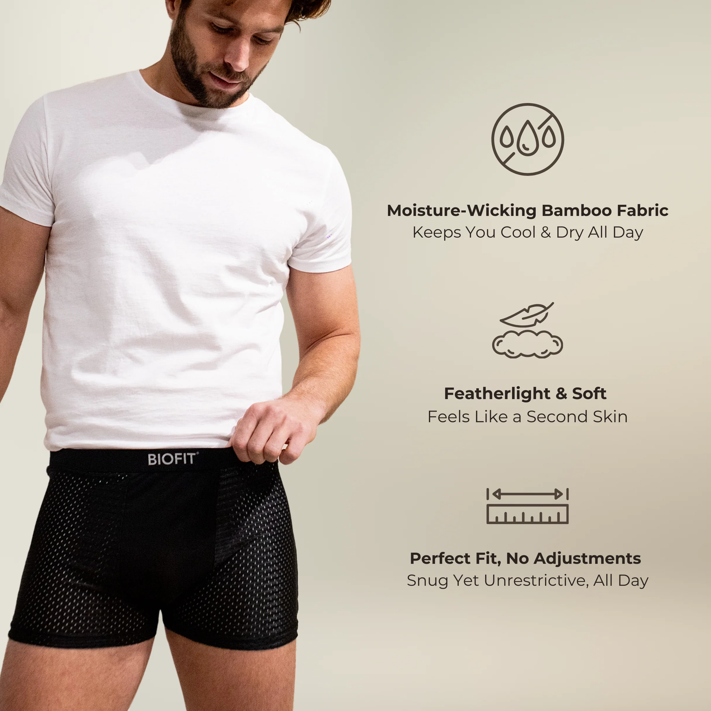 BIOFIT Essentials Boxers 5-Pack Multicolor | + 5 FREE - Image 4