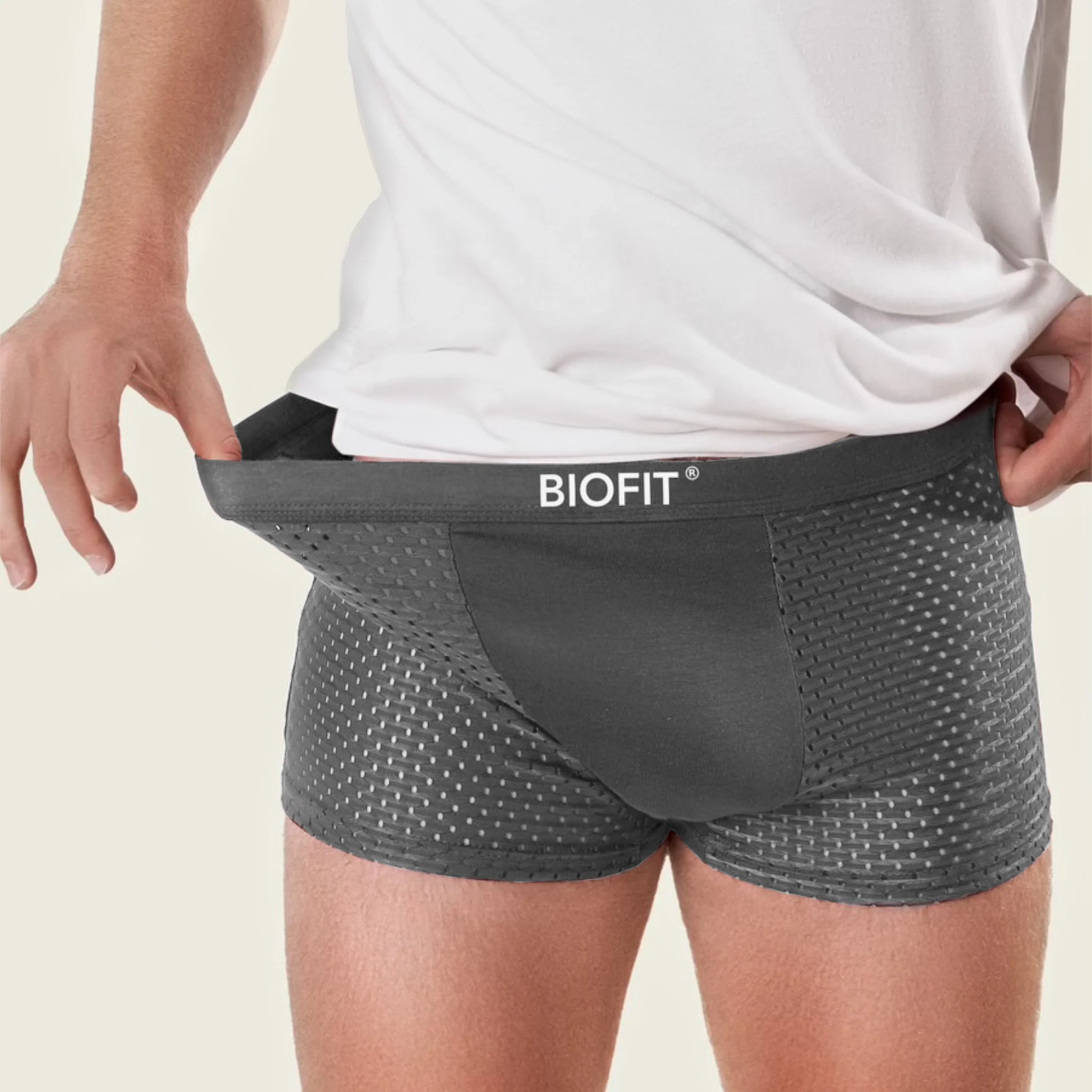 BIOFIT Essentials Boxer Grey - Image 3