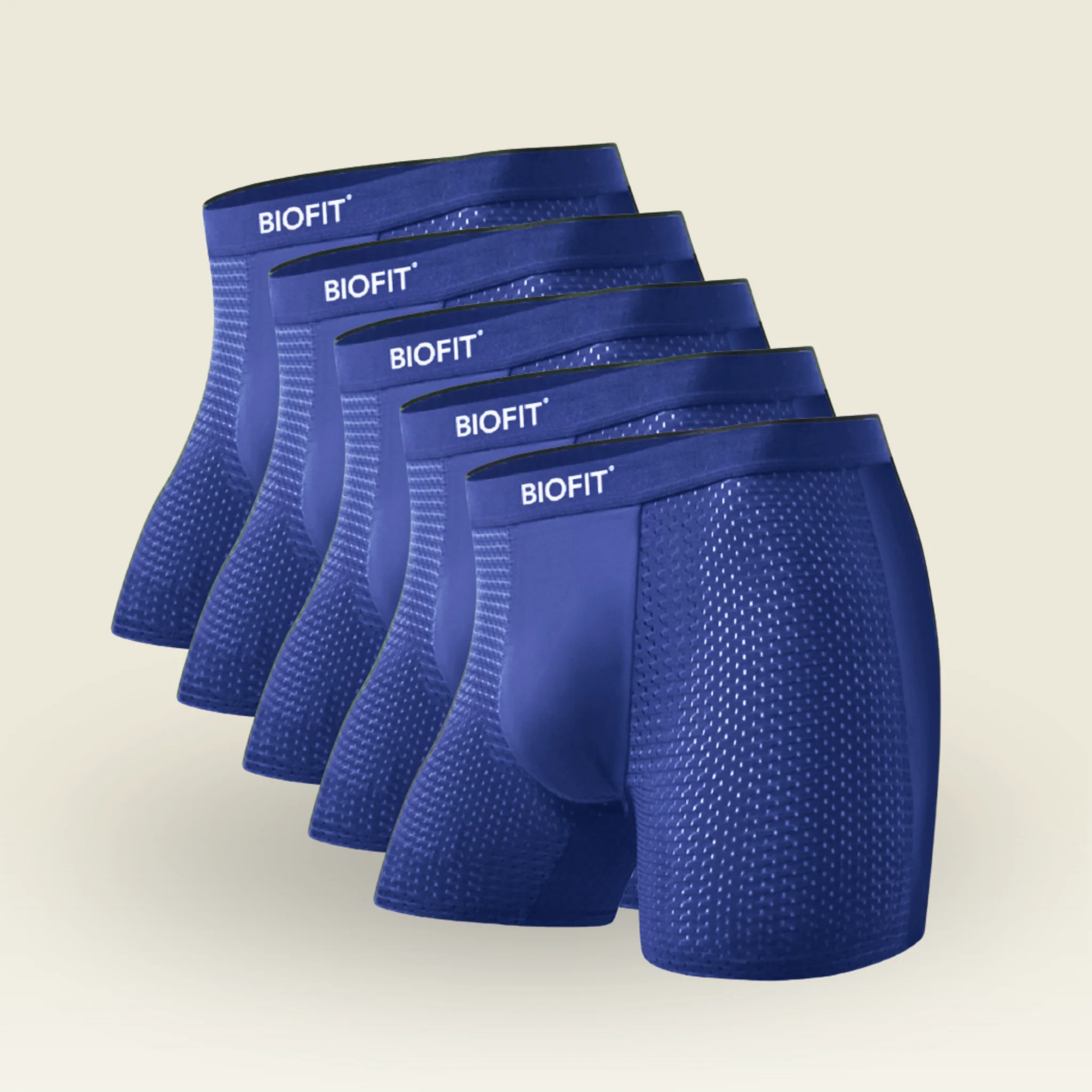 BIOFIT Essentials Boxer Briefs Blue | 5 Pack + 5 FREE - Image 9