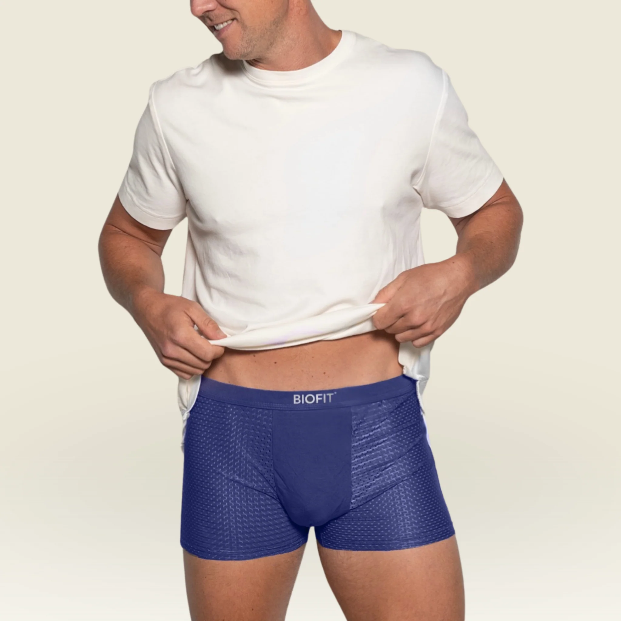 BIOFIT Essentials Boxer Trunks 3-Pack Blue - Image 6