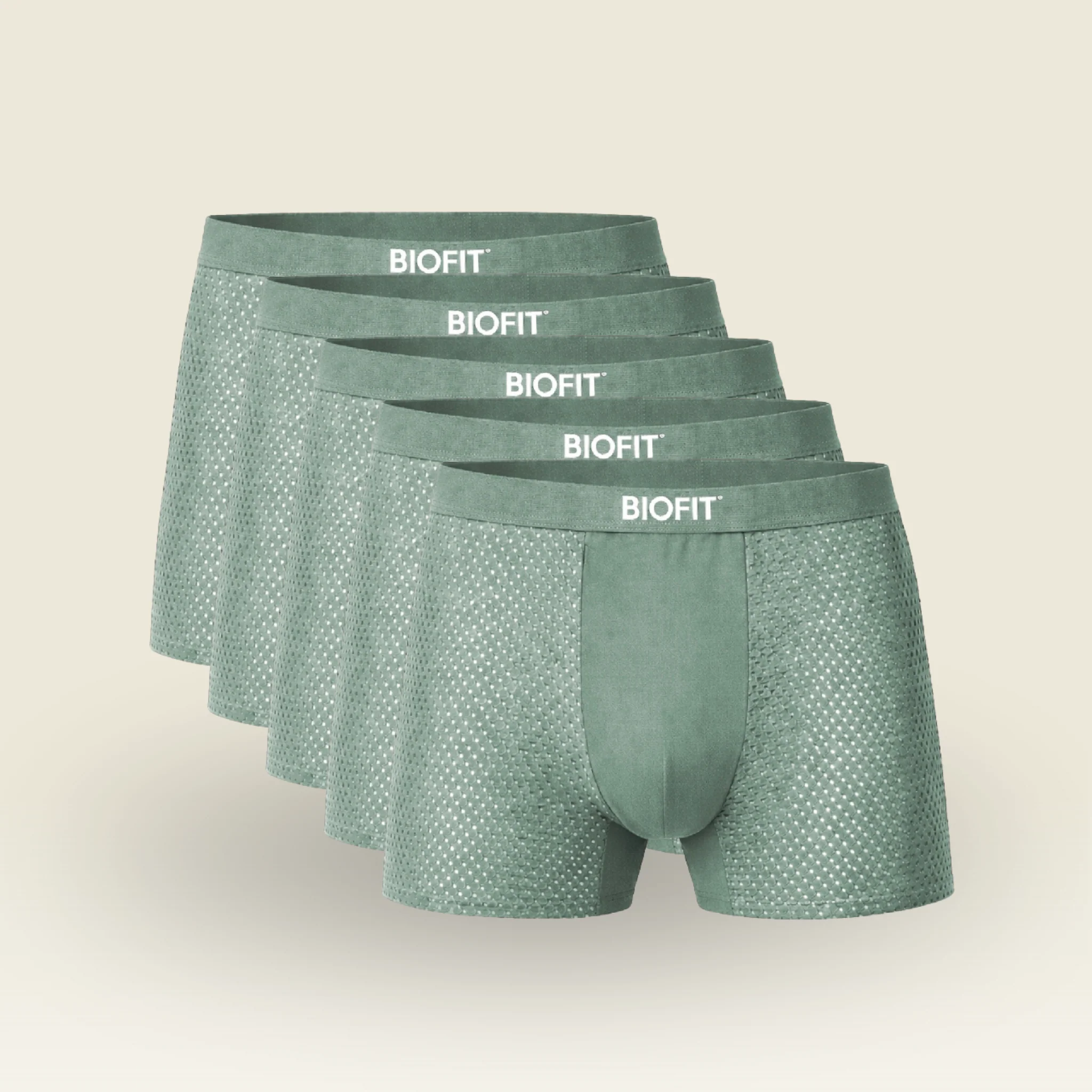 BIOFIT® Essentials Boxer Trunks Green - Image 13