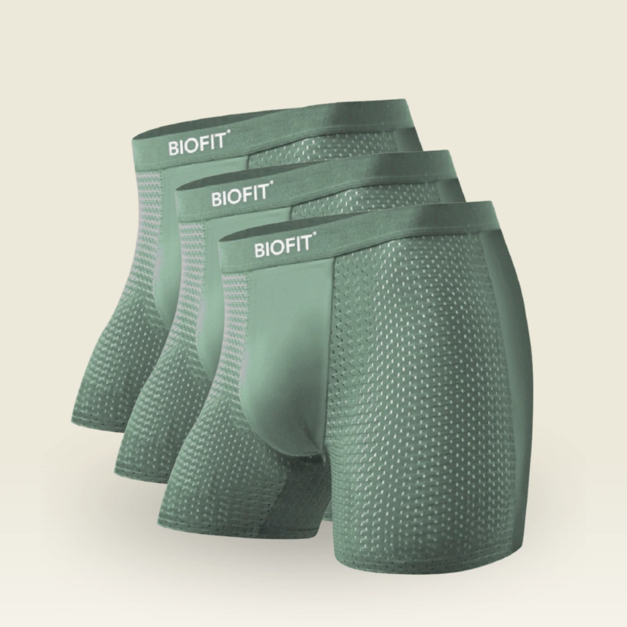 BIOFIT® Essentials Boxer Trunks Green - Image 15