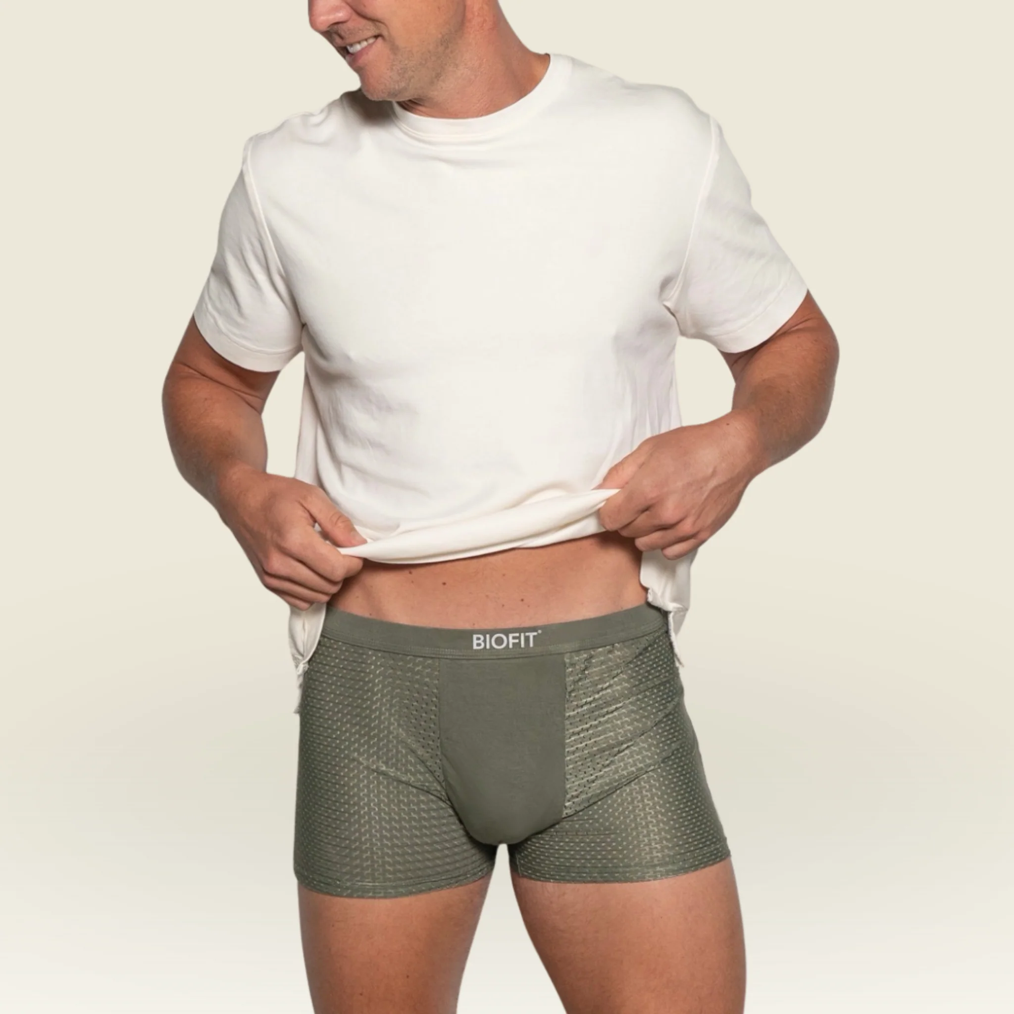 BIOFIT Essentials Boxer Trunks 3-Pack Green - Image 6