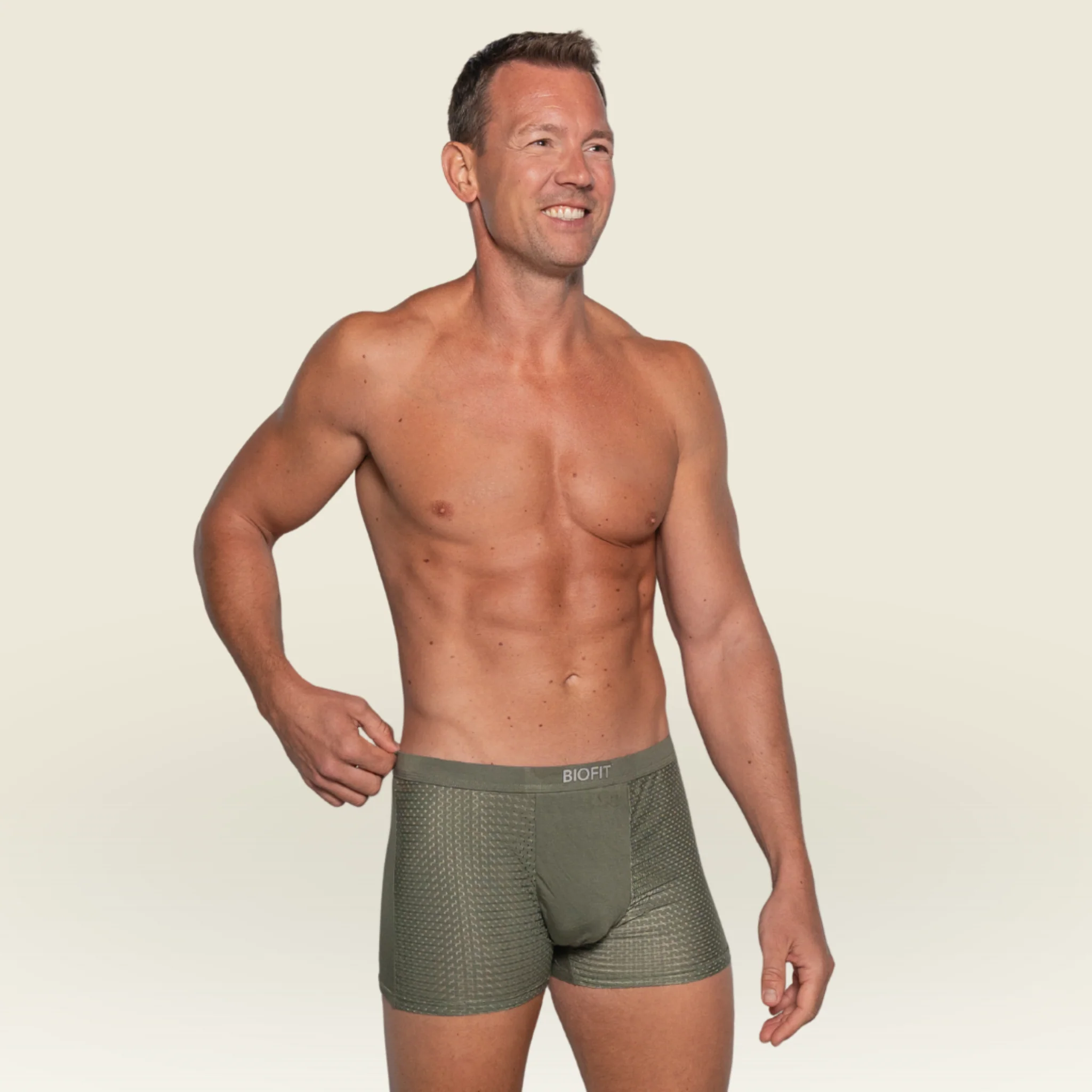 BIOFIT Essentials Boxer Trunks 3-Pack Green - Image 7