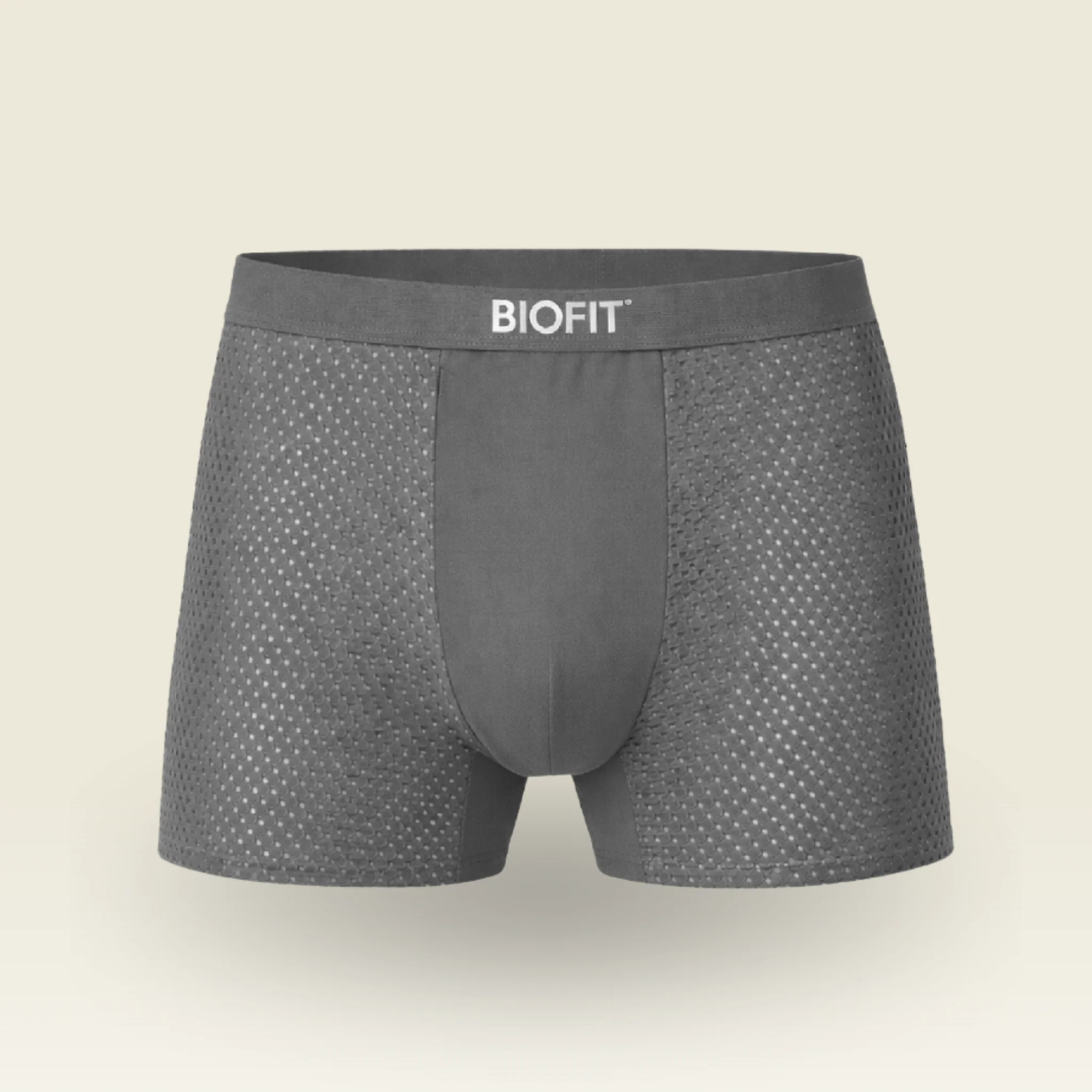 BIOFIT Essentials Boxer Trunks 3-Pack Grey - Image 9