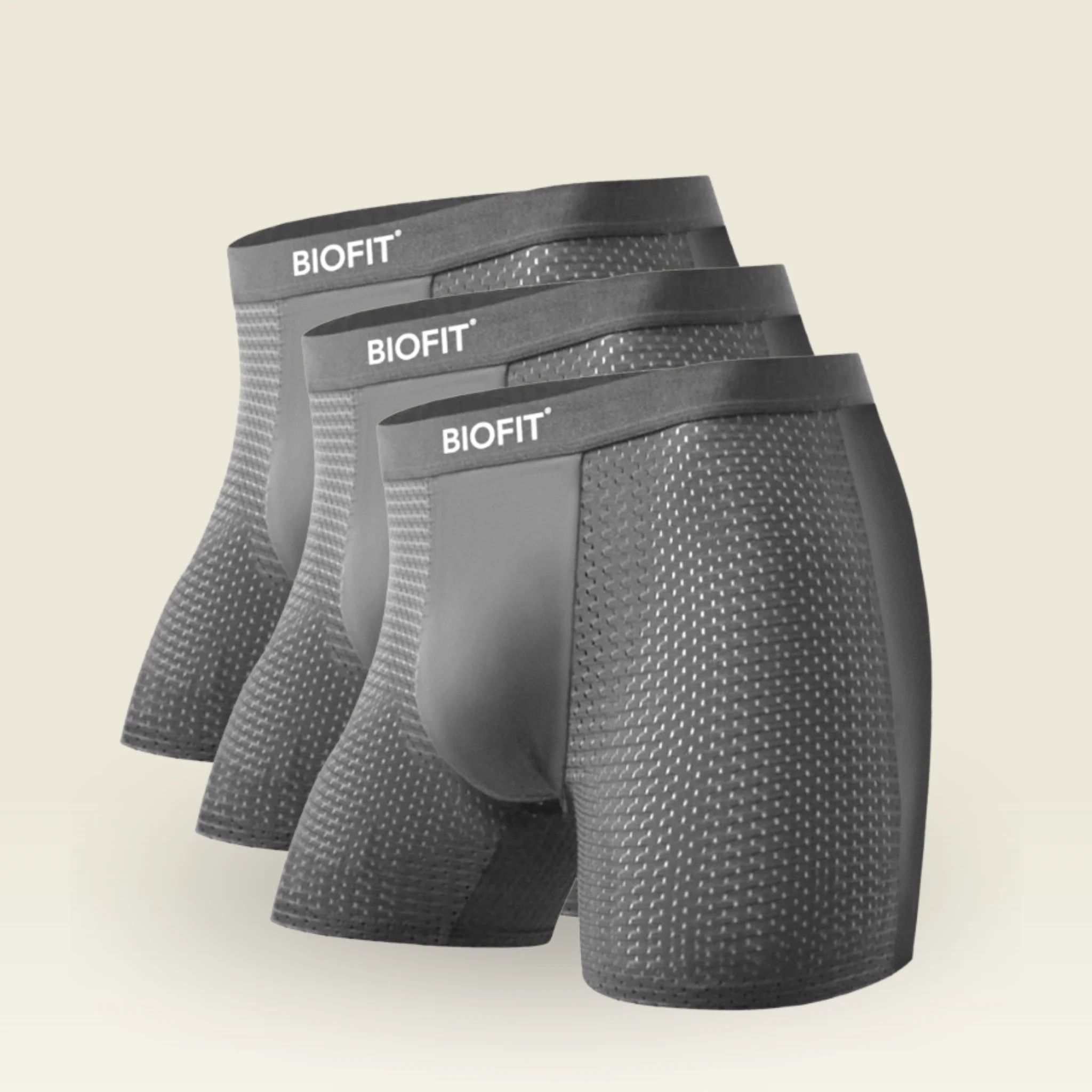 BIOFIT® Essentials Boxer Trunks Grey - Image 15