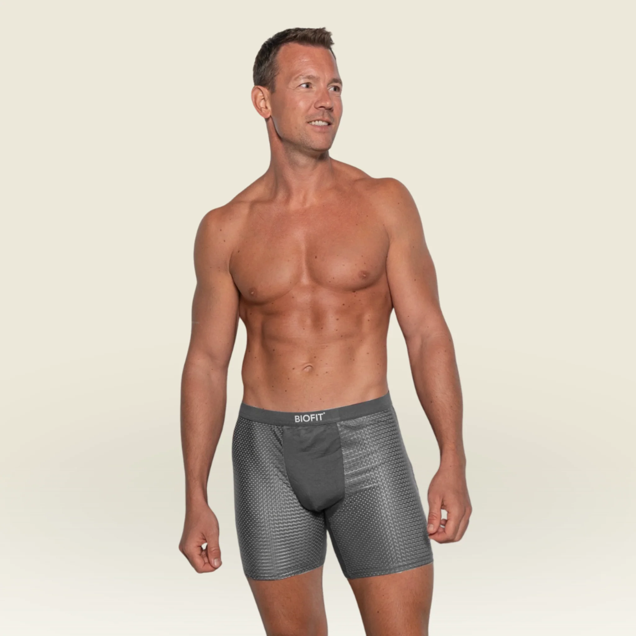 BIOFIT® Essentials Boxer Trunks 5-Pack Grey | + 5 FREE - Image 9