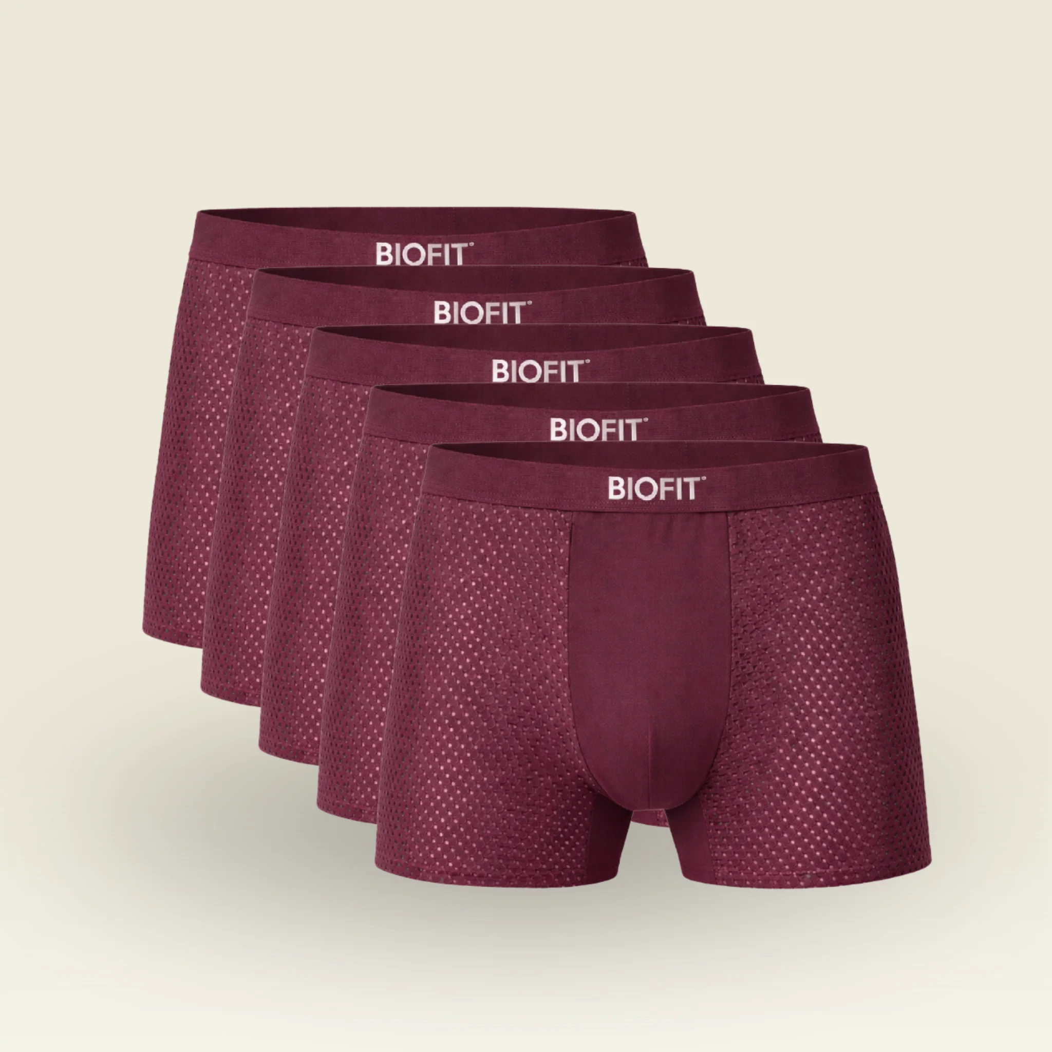 BIOFIT® Essentials Boxer Trunks Red - Image 13