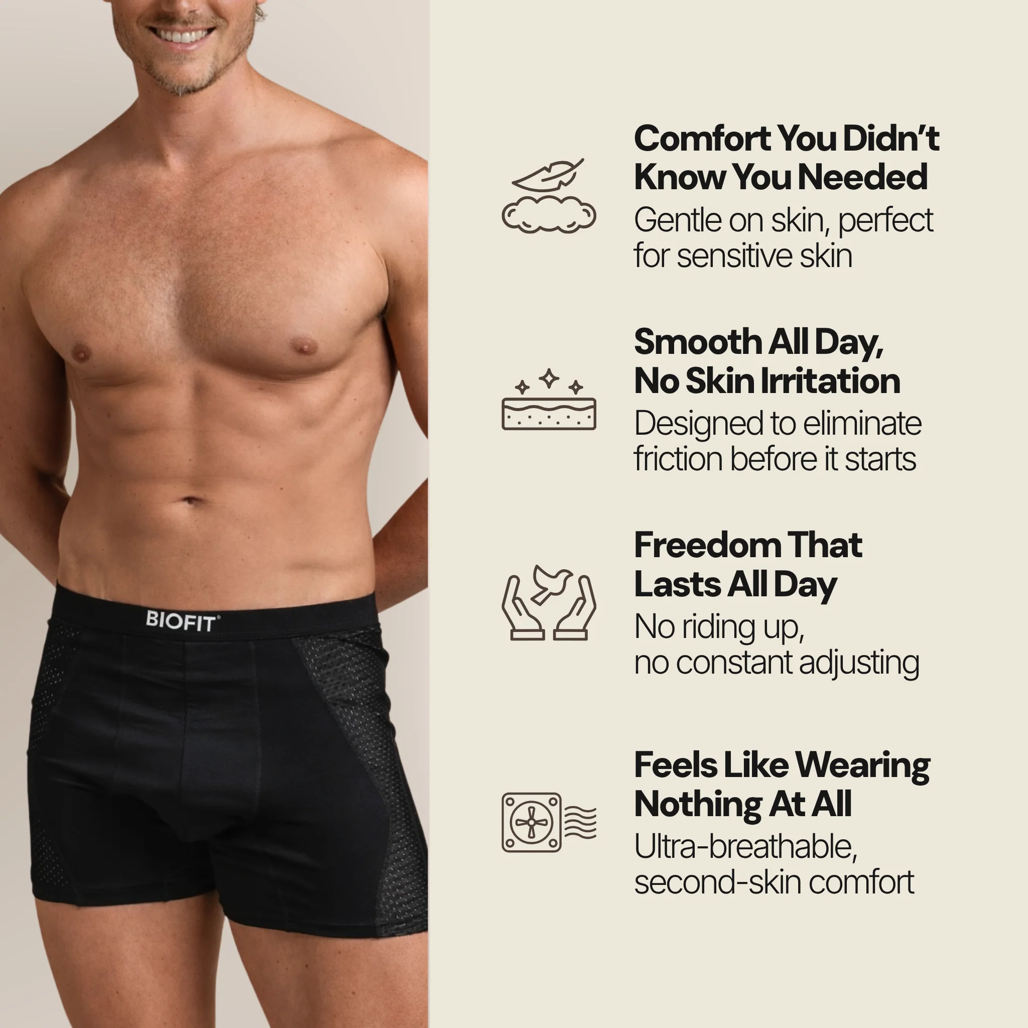 BIOFIT® Origins Black Boxers 3-Pack - Image 7